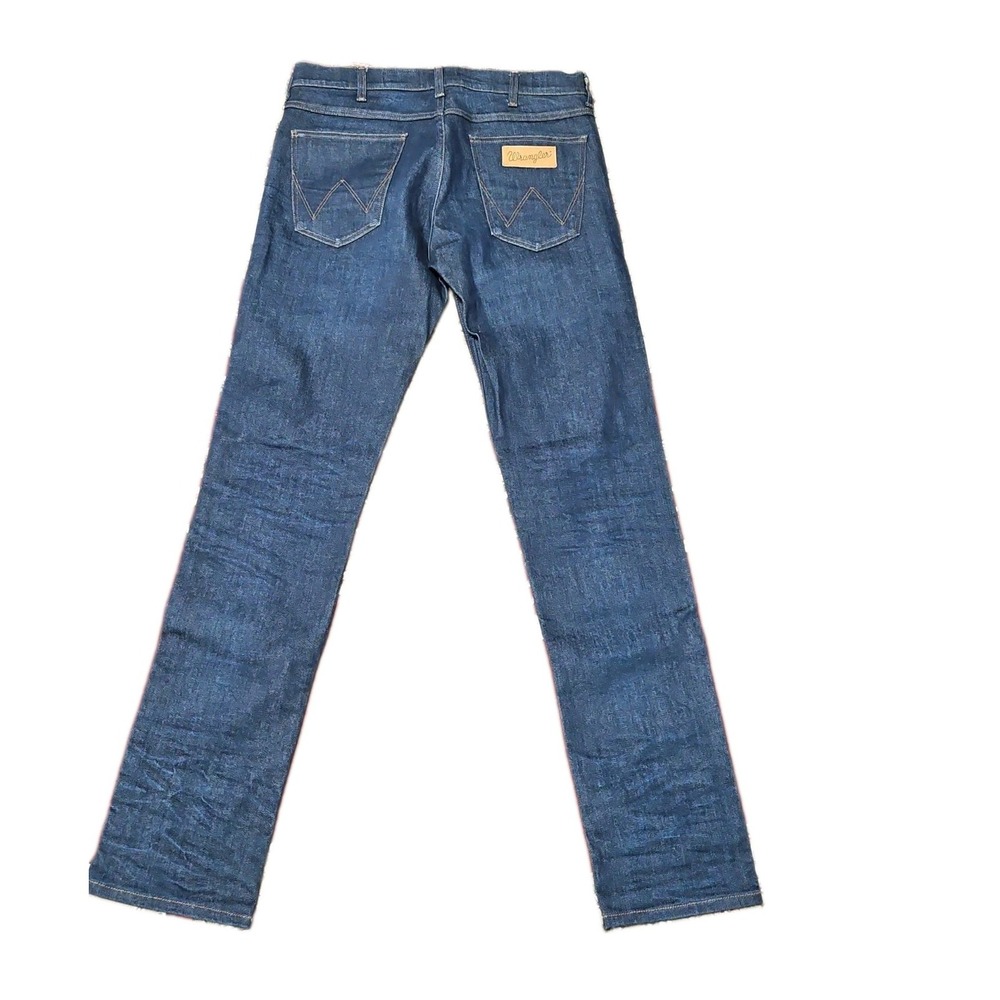 Wrangler 1947 Greensboro Straight Leg Jeans Men's Size 32x34 Dark Wash - Picture 5 of 7